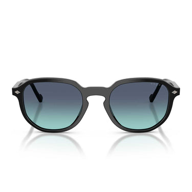 Vogue Occhiali da Sole VO5707S W44/4S Nero/Azzurro Sfumato Blu Scuro Uomo
