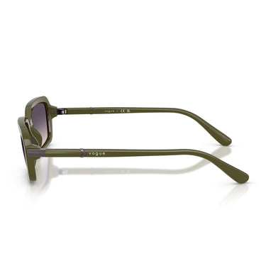 Vogue Occhiali da Sole VO5744S 318536 Verde Militare Rosa Sfumato Grigio Donna 3