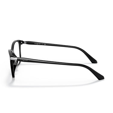 Vogue okulary korekcyjne VO5378 W44 czarne/przezroczyste damskie