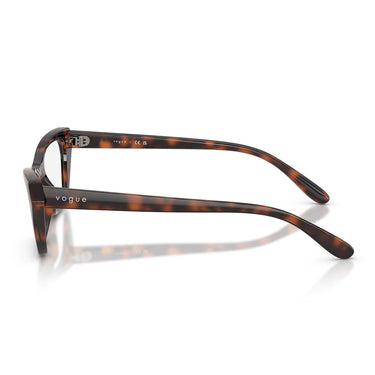 Vogue Occhiali da Vista VO5670 2718 Marrone Scuro Totale Trasparente Donna 3