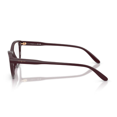 Vogue Occhiali da Vista VO5703U 3284 Bordeaux Trasparente Donna 3