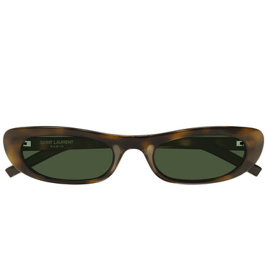 Yves Saint Laurent Okulary Przeciwsłoneczne SL 557 SHADE 002 Havana/Verde Damskie