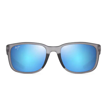 Maui Jim Occhiali da Sole AKALA B599-14 MJ0599SA 004 Grigio Opaco/Blu Hawaii Unisex Polarizzati