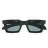 Alexander McQueen Occhiali da Sole AM0506S 004 Verde Verde Uomo