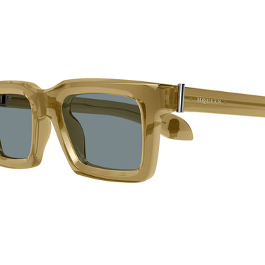 Alexander McQueen Occhiali da Sole AM0506S 007 Marrone Grigio Uomo 3