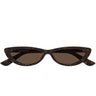 Alexander McQueen Occhiali da Sole AM0535S 002 Marrone Marrone Donna 