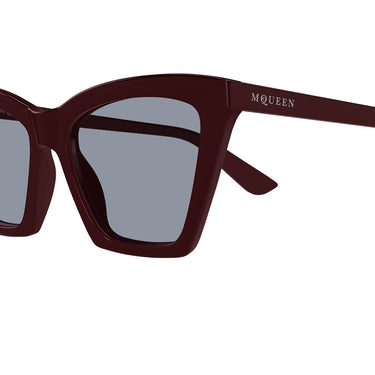 Alexander McQueen Occhiali da Sole AM0536S 004 Rosso Azzurro Donna 3