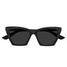 Alexander McQueen Occhiali da Sole AM0536S 005 Nero Strass/Grigio Donna