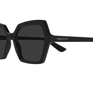 Alexander McQueen Occhiali da Sole AM0537S 001 Nero Grigio Donna 3