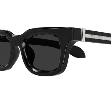 Alexander McQueen Occhiali da Sole AM0547S 001 Nero Grigio Uomo 3