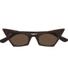 Alexander McQueen Occhiali da Sole AM0557S 002 Marrone Marrone Donna