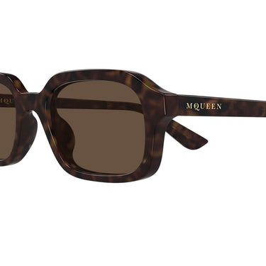 Alexander McQueen Occhiali da Sole AM0558S 002 Marrone Marrone Uomo 3