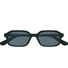 Alexander McQueen Occhiali da Sole AM0558S 004 Verde Blu Uomo