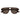 Alexander McQueen Occhiali da Sole AM0573S 002 Marrone/Marrone Unisex