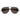 Alexander McQueen Occhiali da Sole AM0586S 004 Grigio/Marrone Unisex