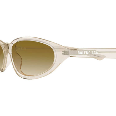 Balenciaga Occhiali da Sole BB0007S 015 Beige/Marrone Unisex 3