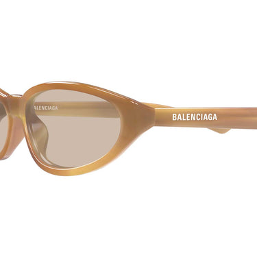 Balenciaga Occhiali da Sole BB0007S 017 Marrone/Marrone Unisex 3
