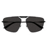 Balenciaga Okulary Przeciwsłoneczne BB0246SA 001 Szary Szary Męskie