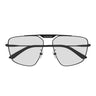 Balenciaga Occhiali da Sole BB0246SA 004 Grigio/Grigio Chiaro Uomo