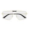 Balenciaga Occhiali da Sole BB0246SA 007 Oro/Grigio Uomo
