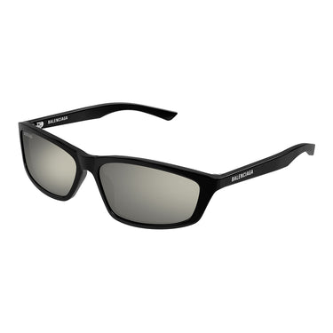 Balenciaga Okulary Przeciwsłoneczne BB0401S 002 Czarny/Biały Unisex 2