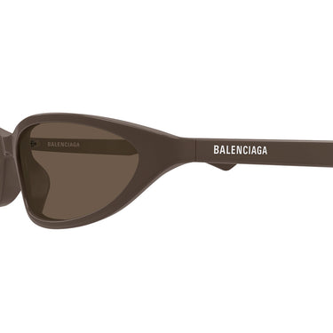 Balenciaga Occhiali da Sole BB0402S 008 Marrone Marrone Donna  3