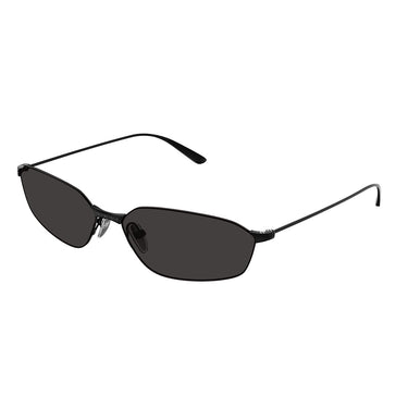 Balenciaga Okulary Przeciwsłoneczne BB0412S 001 Czarny/Szary Unisex 2