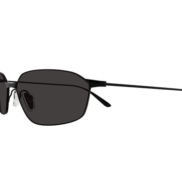 Balenciaga Okulary Przeciwsłoneczne BB0412S 001 Czarny/Szary Unisex 3