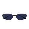 Balenciaga Okulary Przeciwsłoneczne BB0412S 003 Szary/Niebieski Unisex