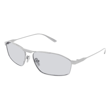 Balenciaga Okulary Przeciwsłoneczne BB0416S 004 Srebrny Szary Męskie 2