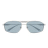Balenciaga Occhiali da Sole BB0416S 005 Rutenio Azzurro Uomo