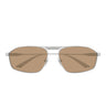 Balenciaga Occhiali da Sole BB0416S 006 Rutenio Marrone Uomo