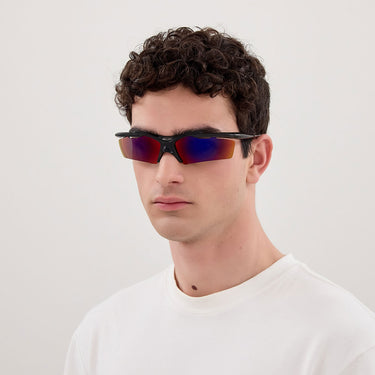 Balenciaga Okulary Przeciwsłoneczne BB0420S 002 Nero Viola Unisex 3