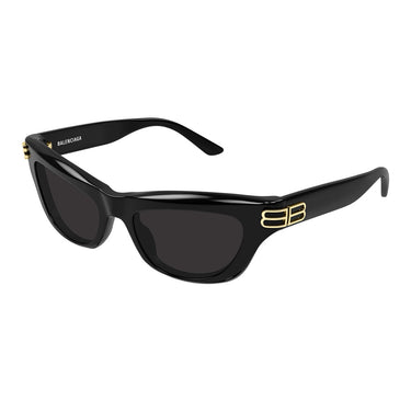 Balenciaga Okulary Przeciwsłoneczne BB0430S 001 Nero Grigio Damskie 2