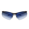 Balenciaga Occhiali da Sole BB0462S 003 Rutenio Blu Unisex