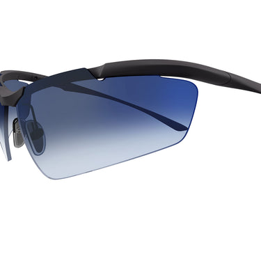 Balenciaga Occhiali da Sole BB0462S 003 Rutenio Blu Unisex 3