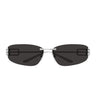 Balenciaga Occhiali da Sole BB0484S 002 Rutenio Grigio Donna