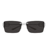 Balenciaga Occhiali da Sole BB0485SA 001 Rutenio Grigio Unisex 