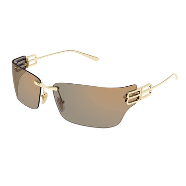Balenciaga Okulary Przeciwsłoneczne BB0485SA 002 Złoty/Różowy Unisex