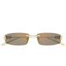 Balenciaga Occhiali da Sole BB0488S 007 Oro Rosa Sfumato Uomo