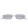 Balenciaga Occhiali da Sole BB0488S 011 Argento/Grigio Uomo