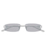 Balenciaga Occhiali da Sole BB0488S 014 Argento/Grigio Uomo