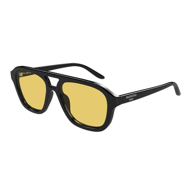 Balenciaga Occhiali da Sole BB0525S 002 Nero/Giallo Uomo