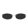 Balenciaga Occhiali da Sole BB0535S 001 Argento/Grigio Donna
