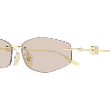 Balenciaga Occhiali da Sole BB0535S 005 Oro/Marrone Donna 3
