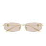 Balenciaga Occhiali da Sole BB0535S 005 Oro/Marrone Donna