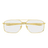 Balenciaga Occhiali da Vista BB0495O 002 Oro Trasparente Uomo