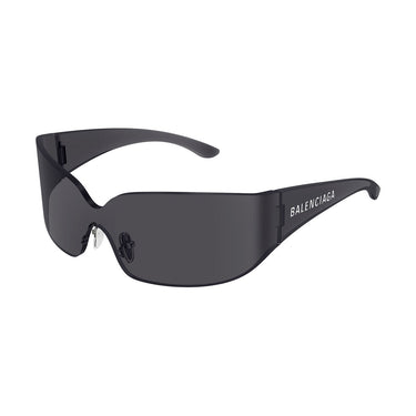 Balenciaga Okulary Przeciwsłoneczne BB0421S 001 Szary/Szary Unisex 2