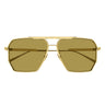 Bottega Veneta Okulary Przeciwsłoneczne BV1012S 008 Złoto/Brąz Męskie