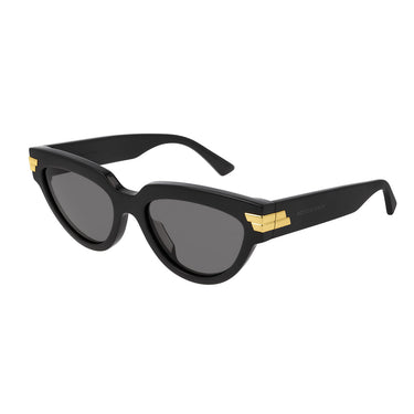 Bottega Veneta Okulary Przeciwsłoneczne BV1035S 001 Czarny/Szary Damskie 2